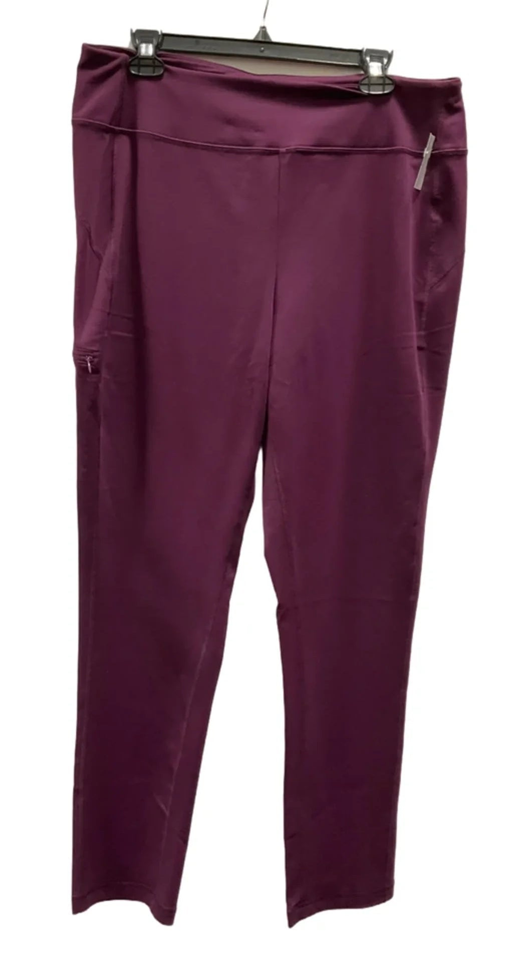 Athletic Leggings By Duluth Trading In Purple, Size: L
