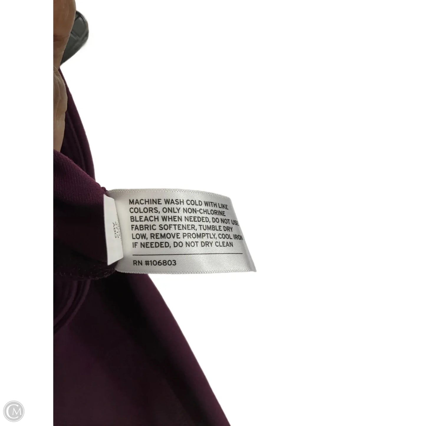 Athletic Leggings By Duluth Trading In Purple, Size: L