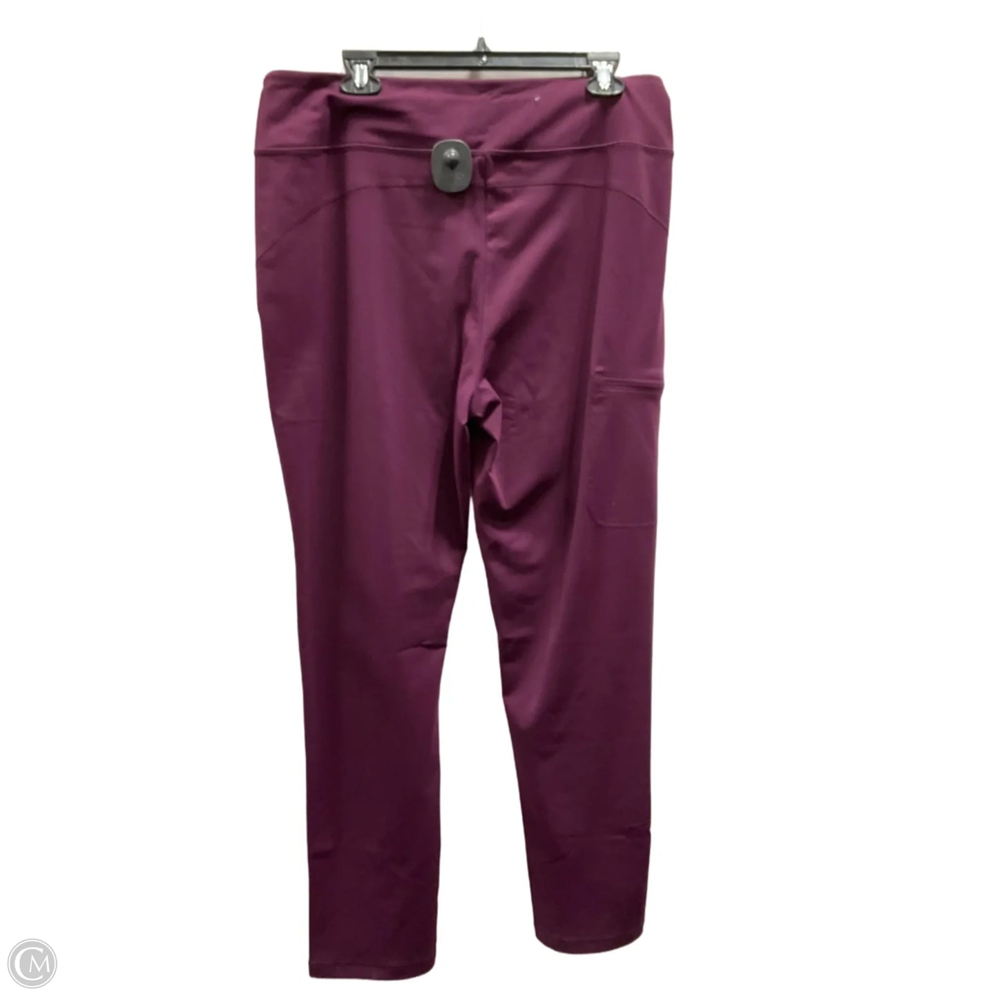 Athletic Leggings By Duluth Trading In Purple, Size: L