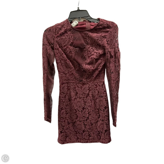 Dress Party Short By Tobi In Maroon, Size: Xs