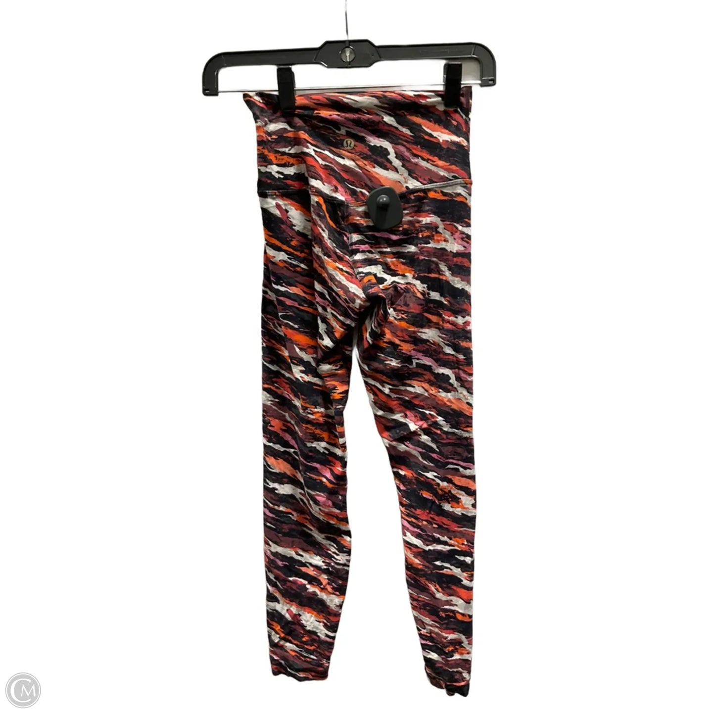 Athletic Leggings By Lululemon In Orange, Size: 4