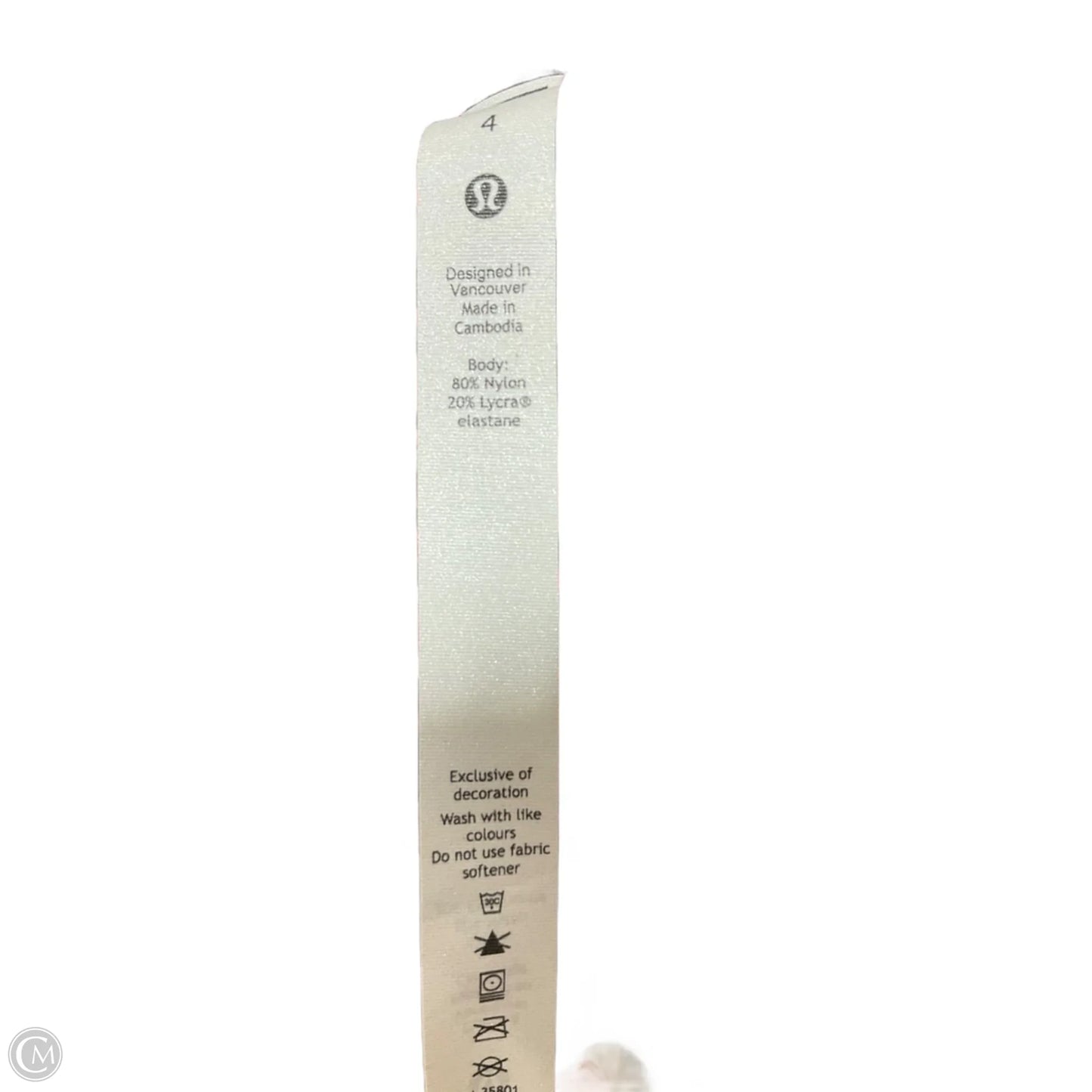 Athletic Leggings By Lululemon In Orange, Size: 4