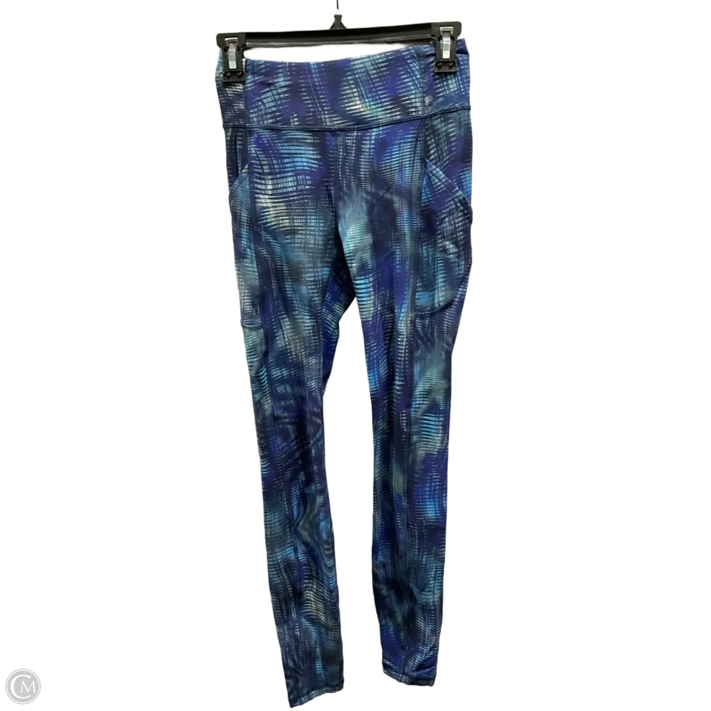 Athletic Leggings By Lululemon In Blue, Size: 4