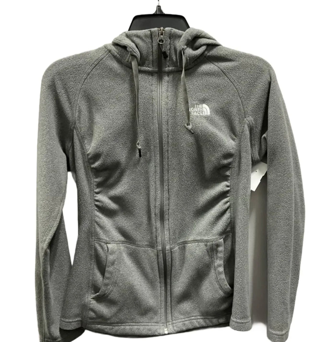 Athletic Top Long Sleeve Hoodie By The North Face In Grey, Size: S