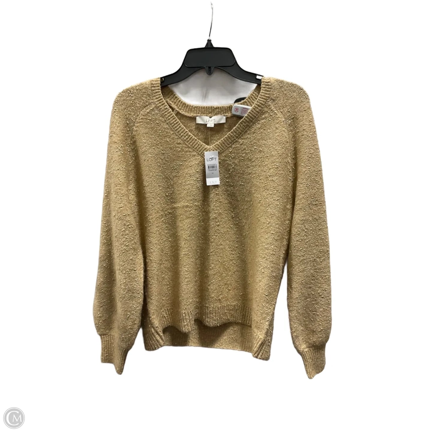Top Long Sleeve By Loft In Brown, Size: M