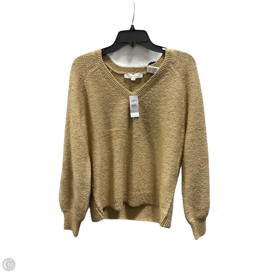 Top Long Sleeve By Loft In Brown, Size: M