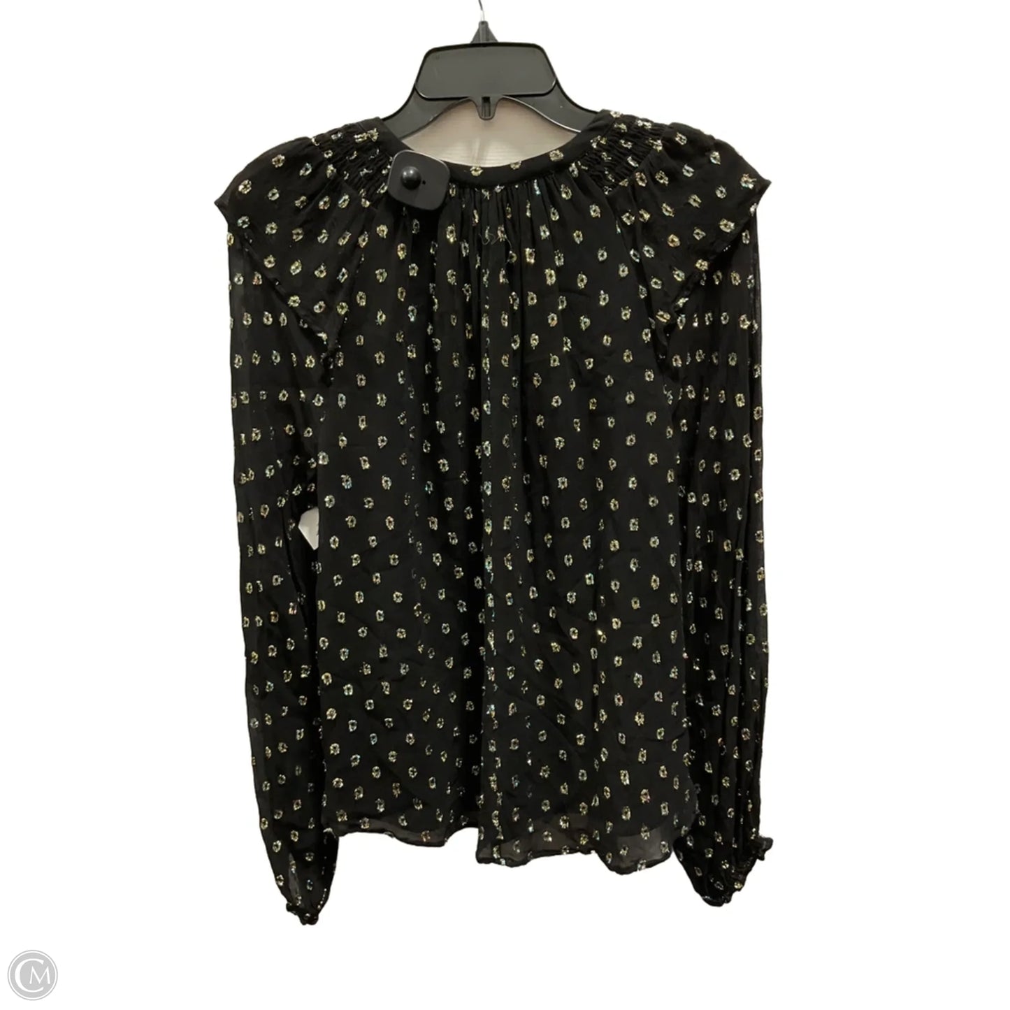 Top Long Sleeve By Loft In Black, Size: M