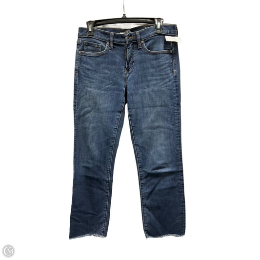 Jeans Skinny By Banana Republic In Blue Denim, Size: 6
