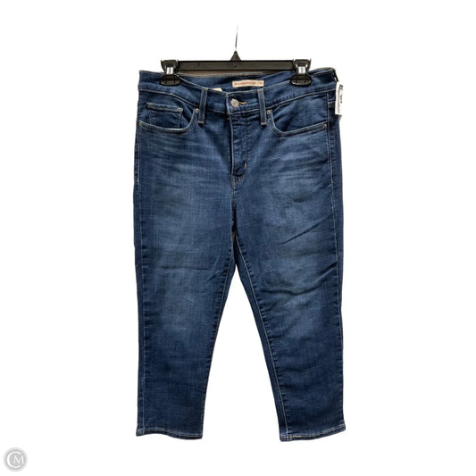 Jeans Skinny By Levis In Blue Denim, Size: 8