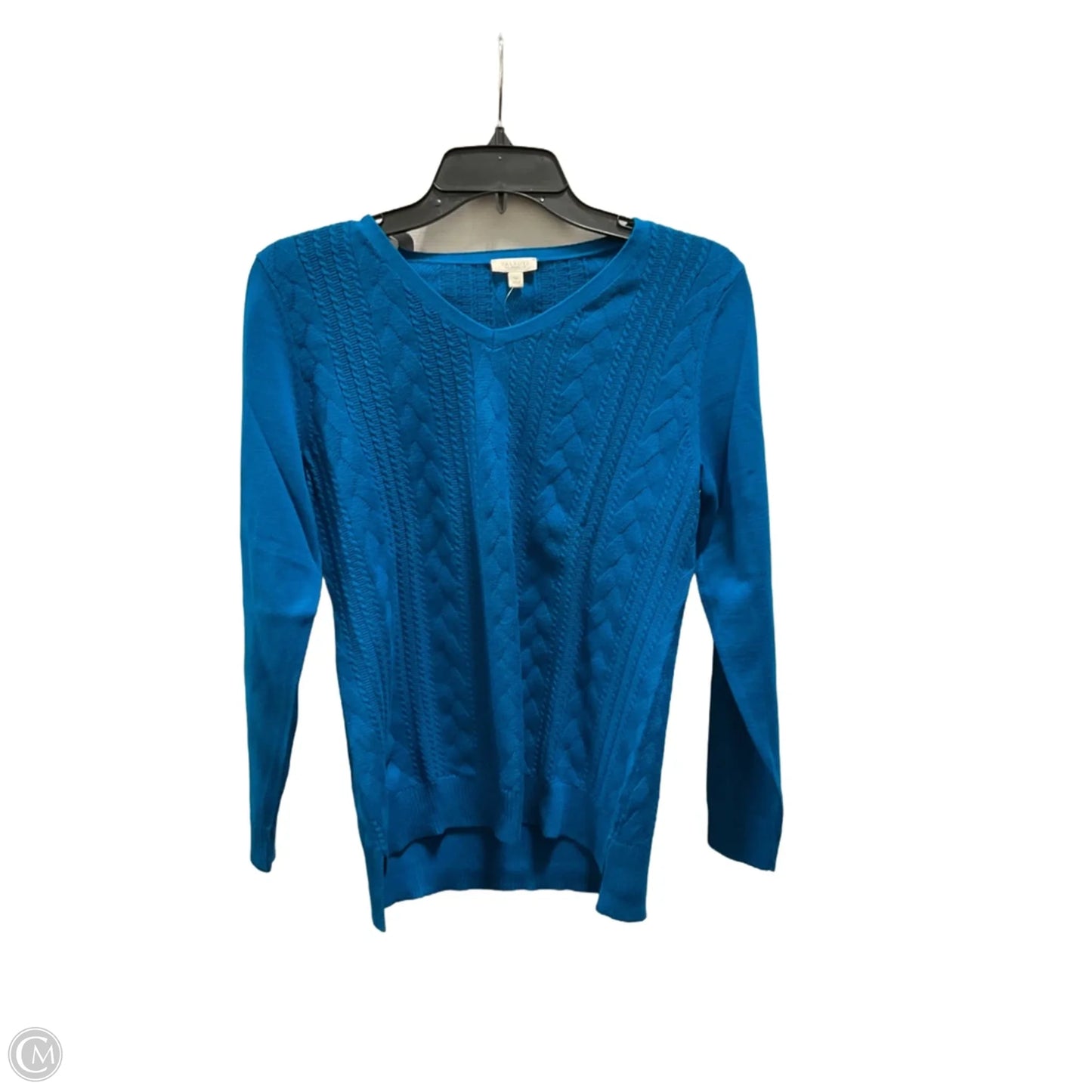 Top Long Sleeve By Talbots In Teal, Size: Sp