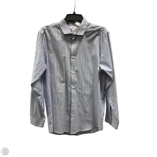 Blouse Long Sleeve By Izod In Striped Pattern, Size: 18