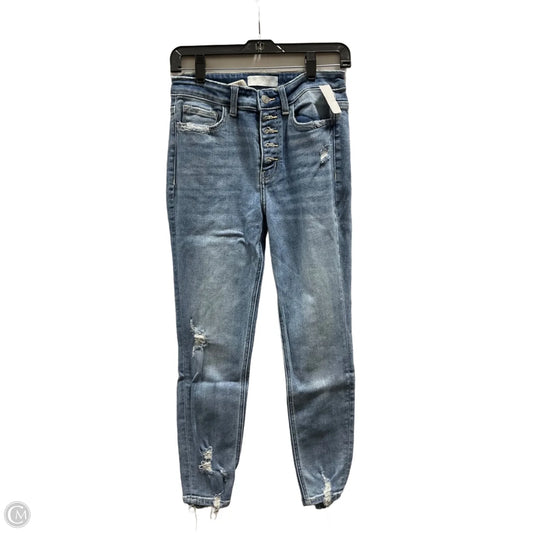 Jeans Skinny By Vervet In Blue Denim, Size: 4