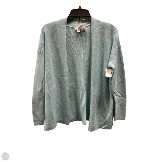 Cardigan By J. Jill In Teal, Size: M
