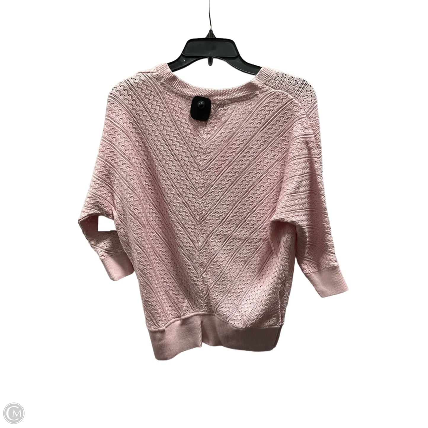 Top Long Sleeve By White House Black Market In Pink, Size: M