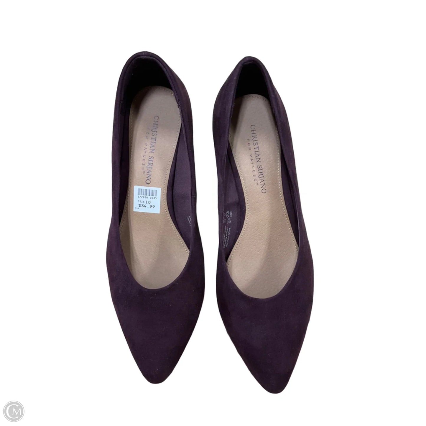 Shoes Heels Block By Christian Siriano For Payless In Maroon, Size: 10