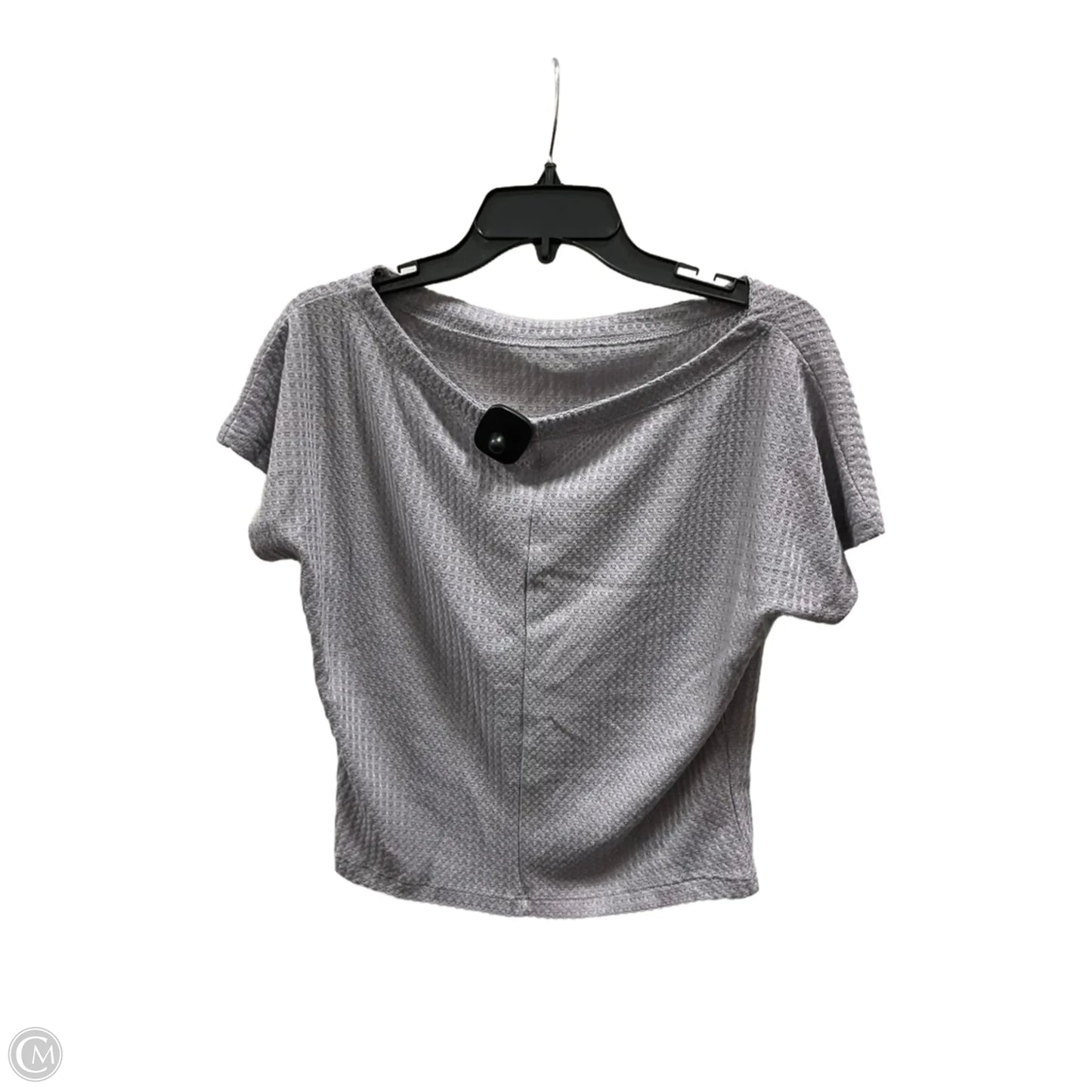 Top Short Sleeve By Express In Grey, Size: Xs