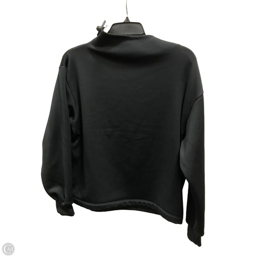 Athletic Top Long Sleeve Collar By Cmc In Black, Size: Xs