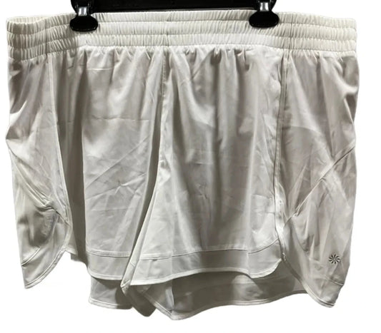 Athletic Shorts By Athleta In White, Size: 2x