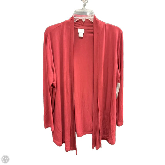 Cardigan By Chicos In Red, Size: M