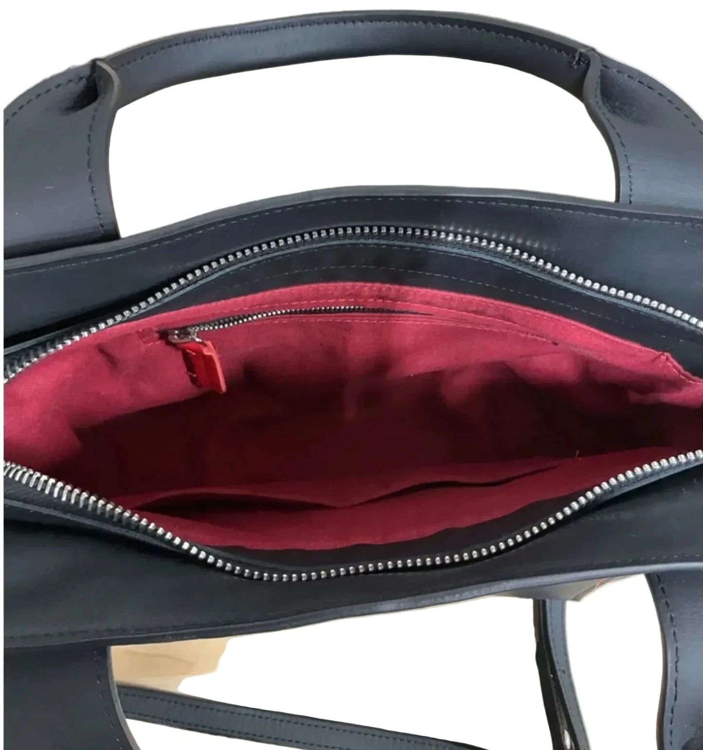 Crossbody Leather By Cma, Size: Large