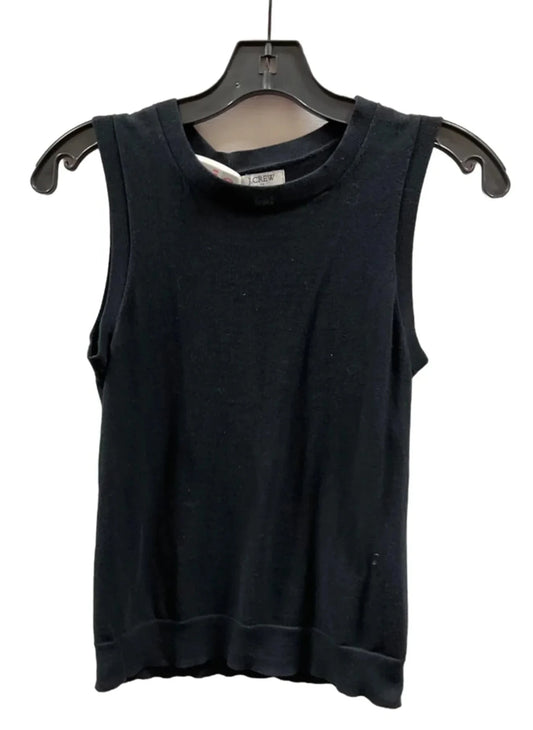 Top Sleeveless By J. Crew In Black, Size: Xxs