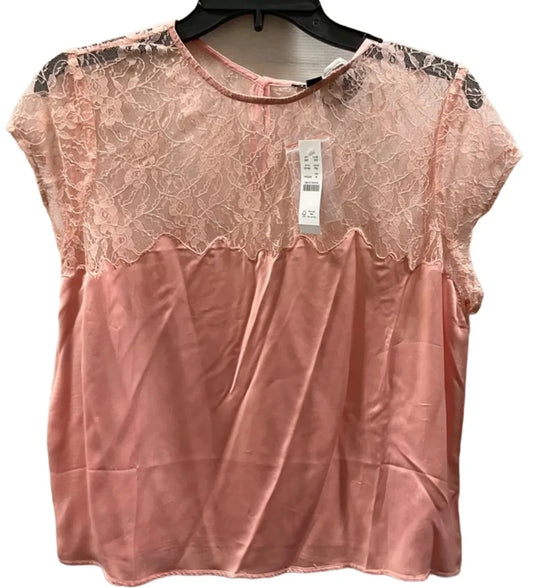 Top Short Sleeve By J. Crew In Pink, Size: M