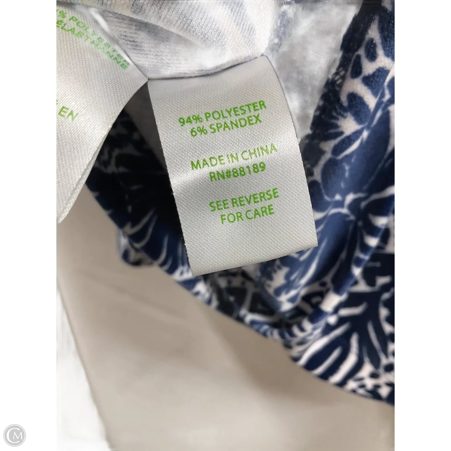 Top Long Sleeve Designer By Lilly Pulitzer In Blue, Size: S