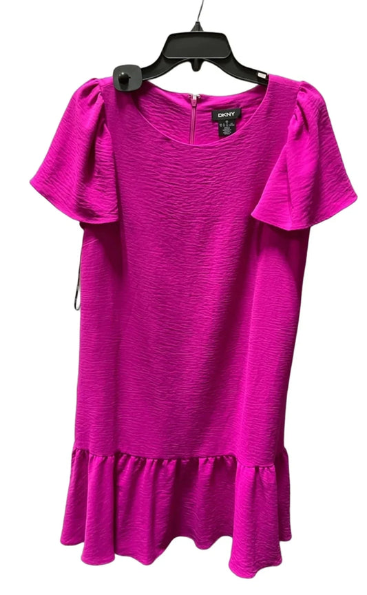Dress Casual Midi By Dkny In Pink, Size: 10