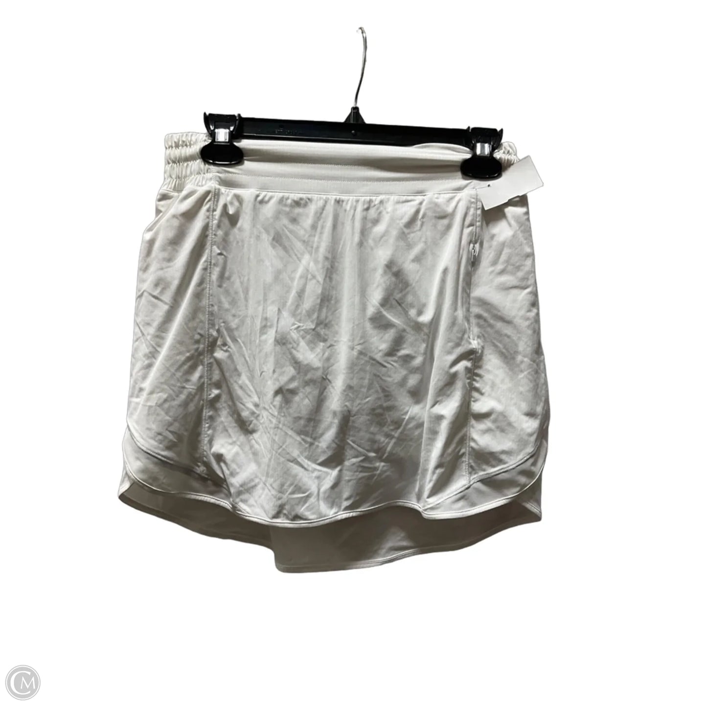 Athletic Skort By Lululemon In White, Size: 8