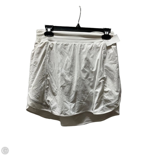 Athletic Skort By Lululemon In White, Size: 8