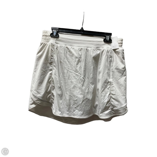 Athletic Skort By Lululemon In White, Size: 12