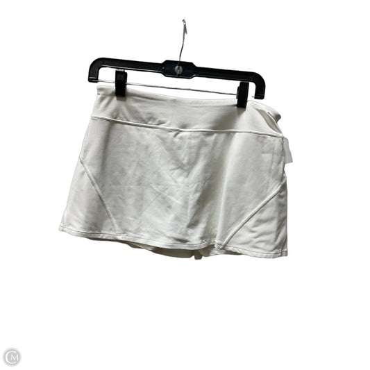 Athletic Skort By Lululemon In White, Size: 8