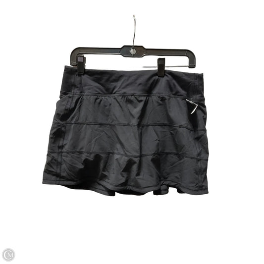 Athletic Skort By Lululemon In Black, Size: 8