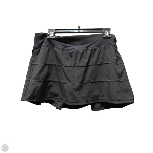 Athletic Skort By Lululemon In Black, Size: 10