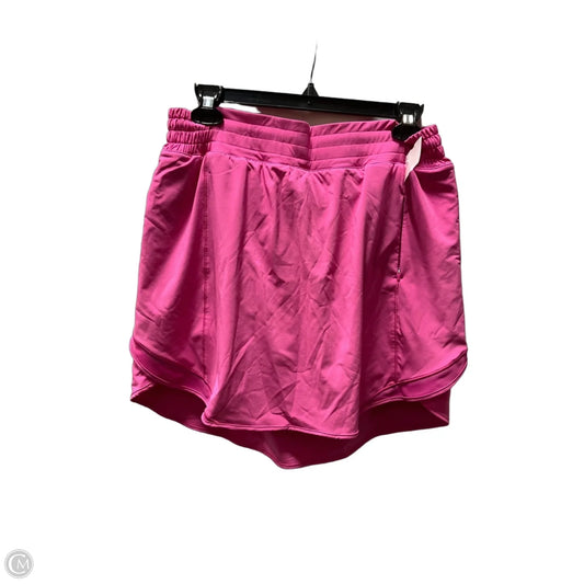 Athletic Skort By Lululemon In Pink, Size: 10
