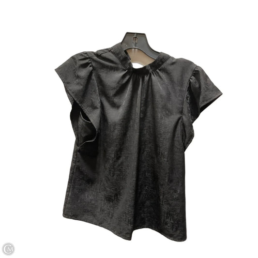 Top Short Sleeve By Nine West In Black, Size: S