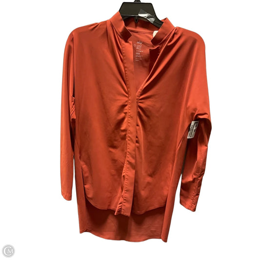 Blouse Long Sleeve By Cma In Orange, Size: S