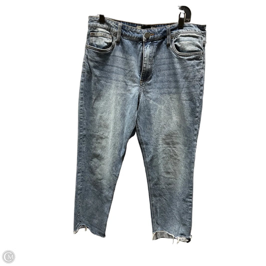 Jeans Straight By Kut In Blue Denim, Size: 12