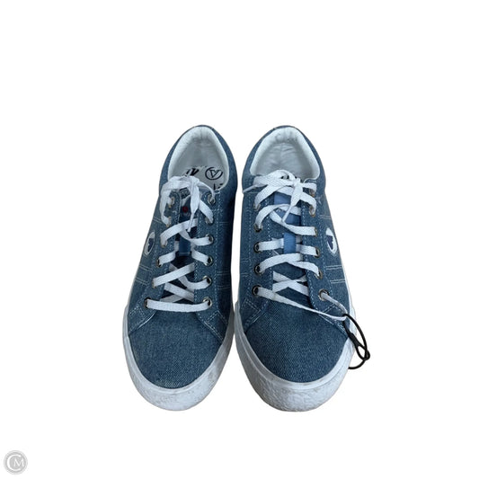 Shoes Sneakers By Airwalk In Blue Denim, Size: 6.5