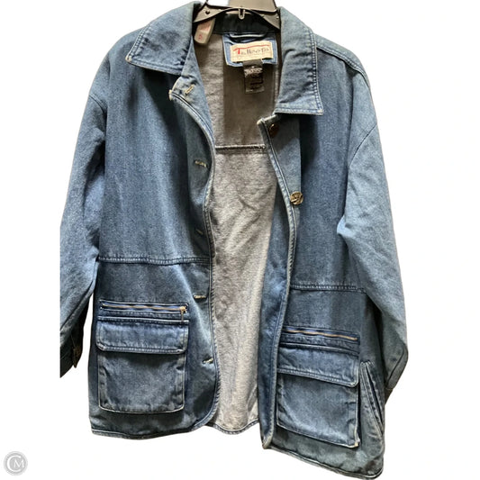 Jacket Denim By Talbots In Blue Denim, Size: M