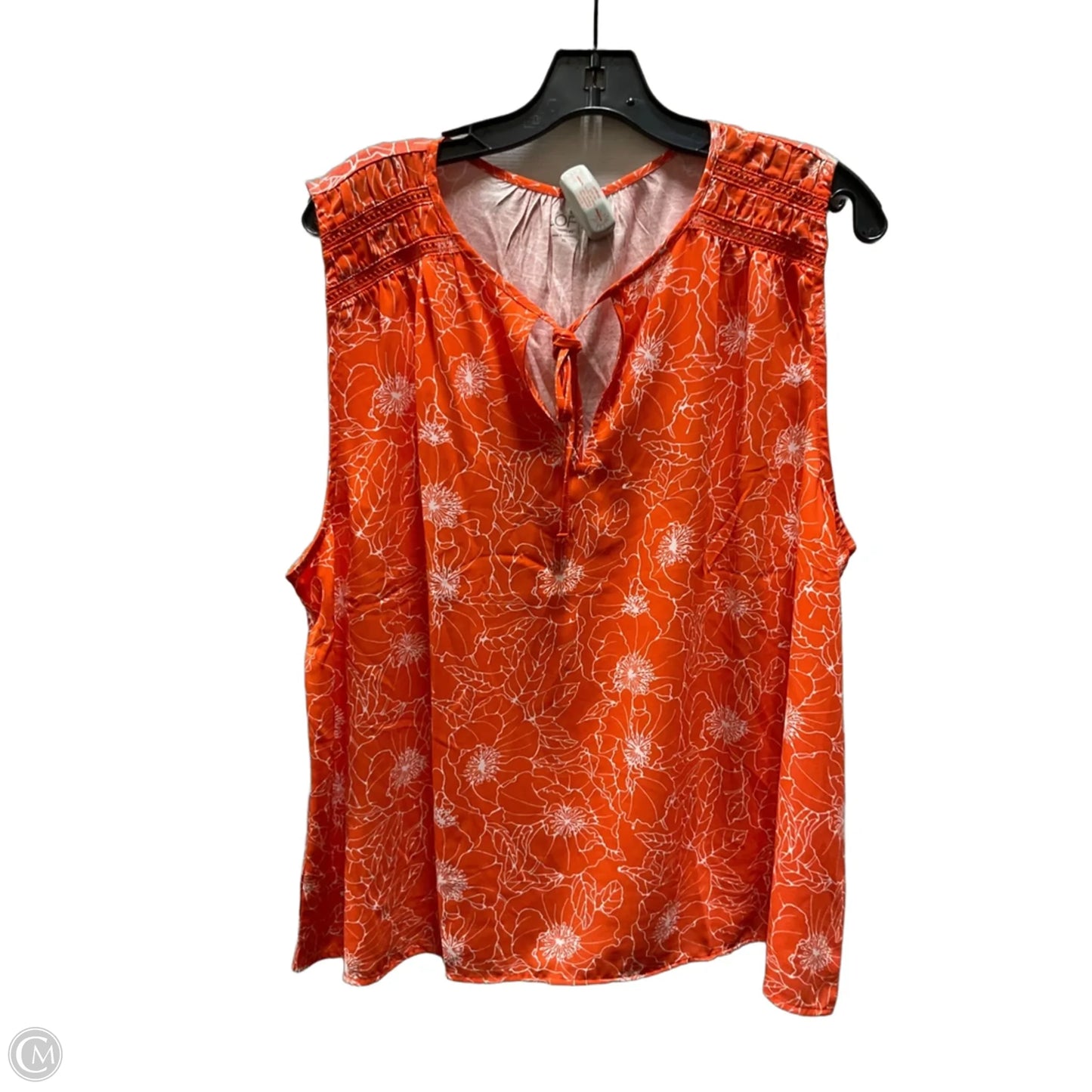 Top Sleeveless By Tommy Hilfiger In Red, Size: S