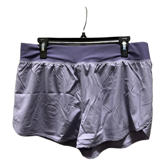 Athletic Shorts By Asics In Purple, Size: L