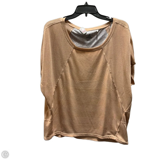Athletic Top Short Sleeve By Prana In Orange, Size: Xl