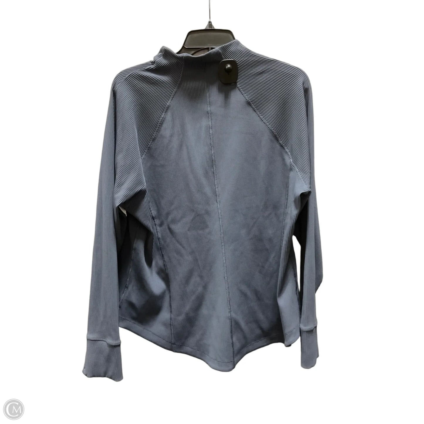 Athletic Jacket By Athleta In Blue, Size: 2x