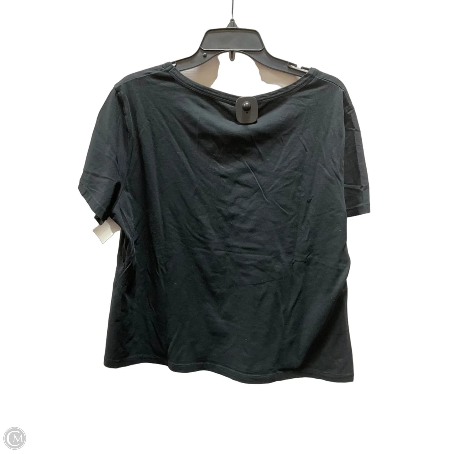 Top Short Sleeve By Gap In Black, Size: Xl