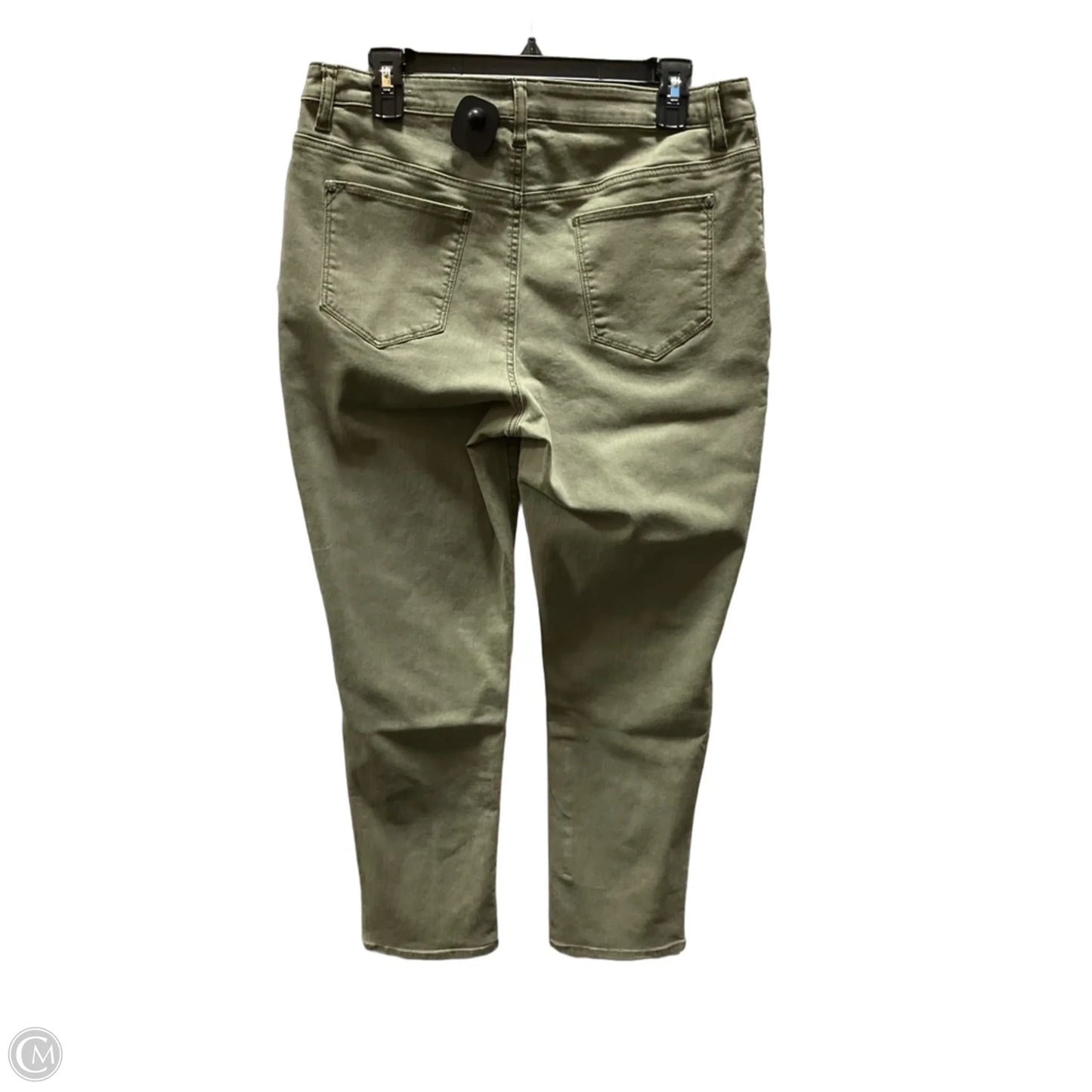 Jeans Straight By Chicos In Green, Size: M
