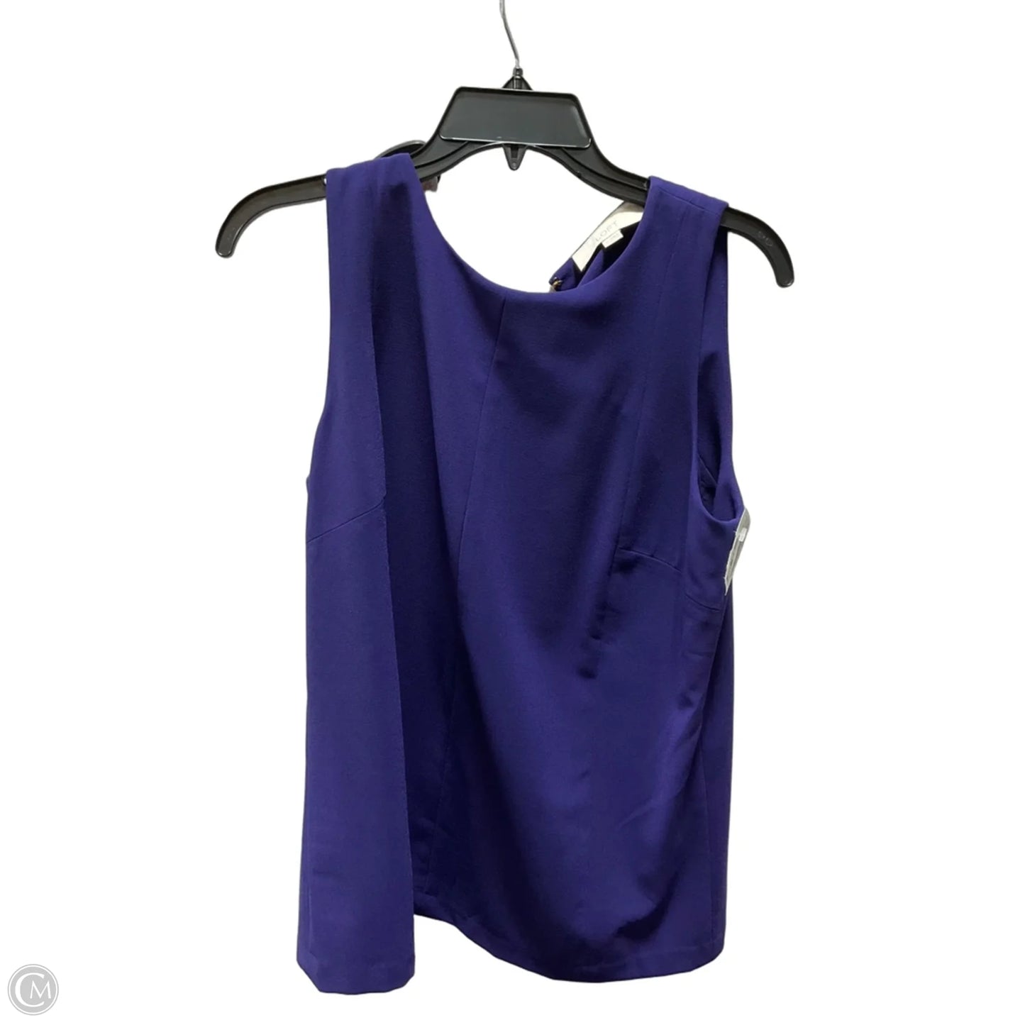 Top Sleeveless By Loft In Purple, Size: M