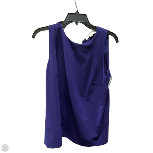 Top Sleeveless By Loft In Purple, Size: M