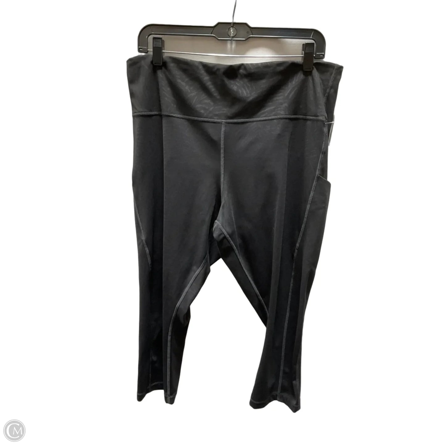 Athletic Capris By Athleta In Black, Size: 2x