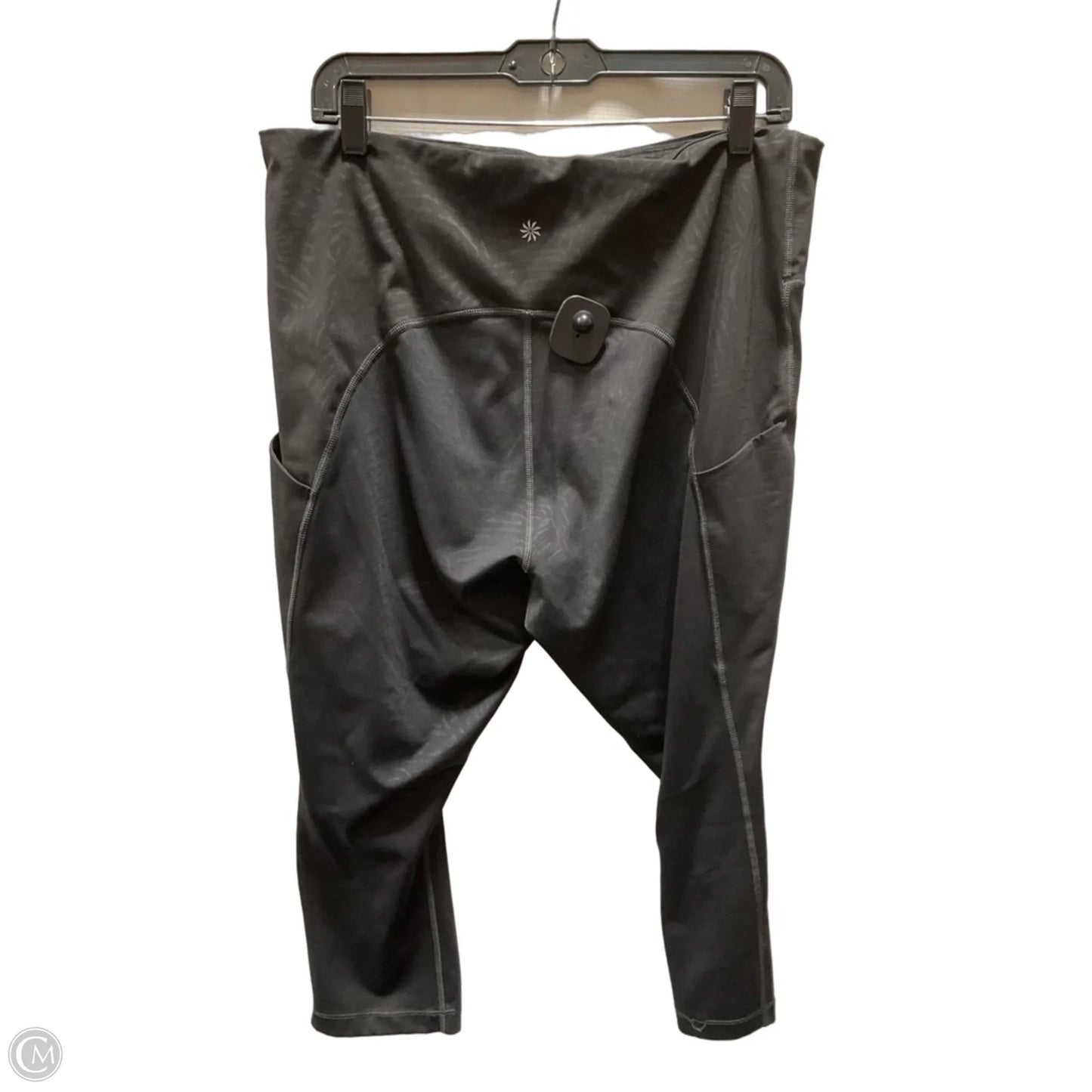 Athletic Capris By Athleta In Black, Size: 2x
